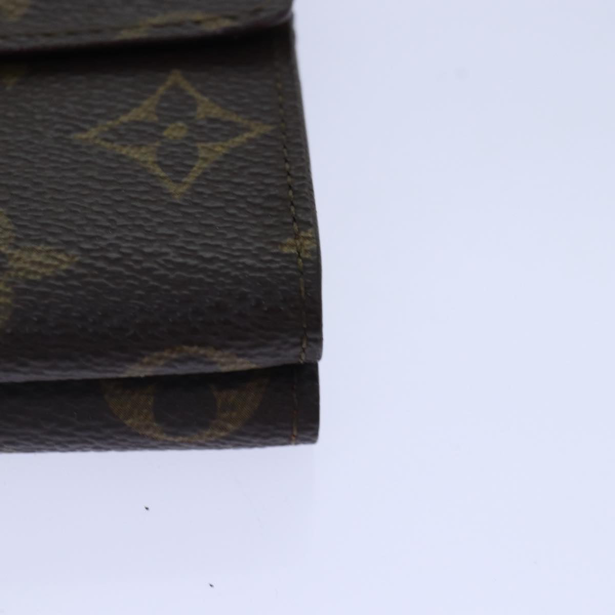 LOUIS VUITTON Monogram Portefeuille Elise Trifold Wallet M61654 LV 89012