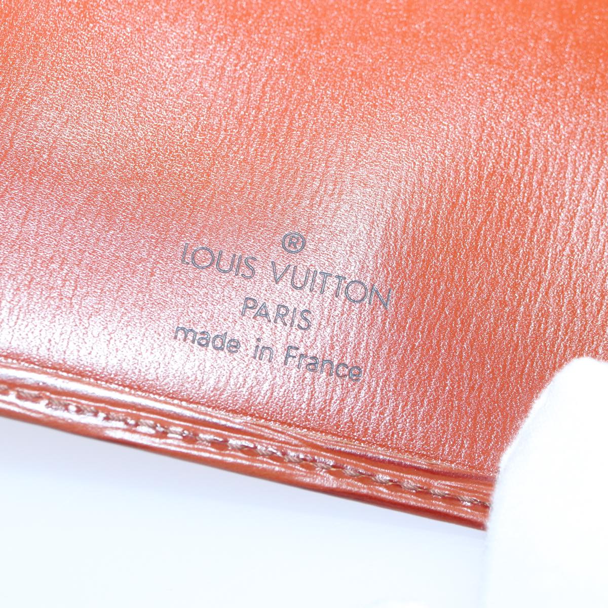 LOUIS VUITTON Epi Portefeuille Emily Long Wallet Brown LV 89014