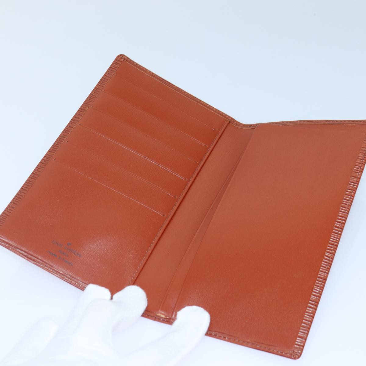 LOUIS VUITTON Epi Portefeuille Emily Long Wallet Brown LV 89014