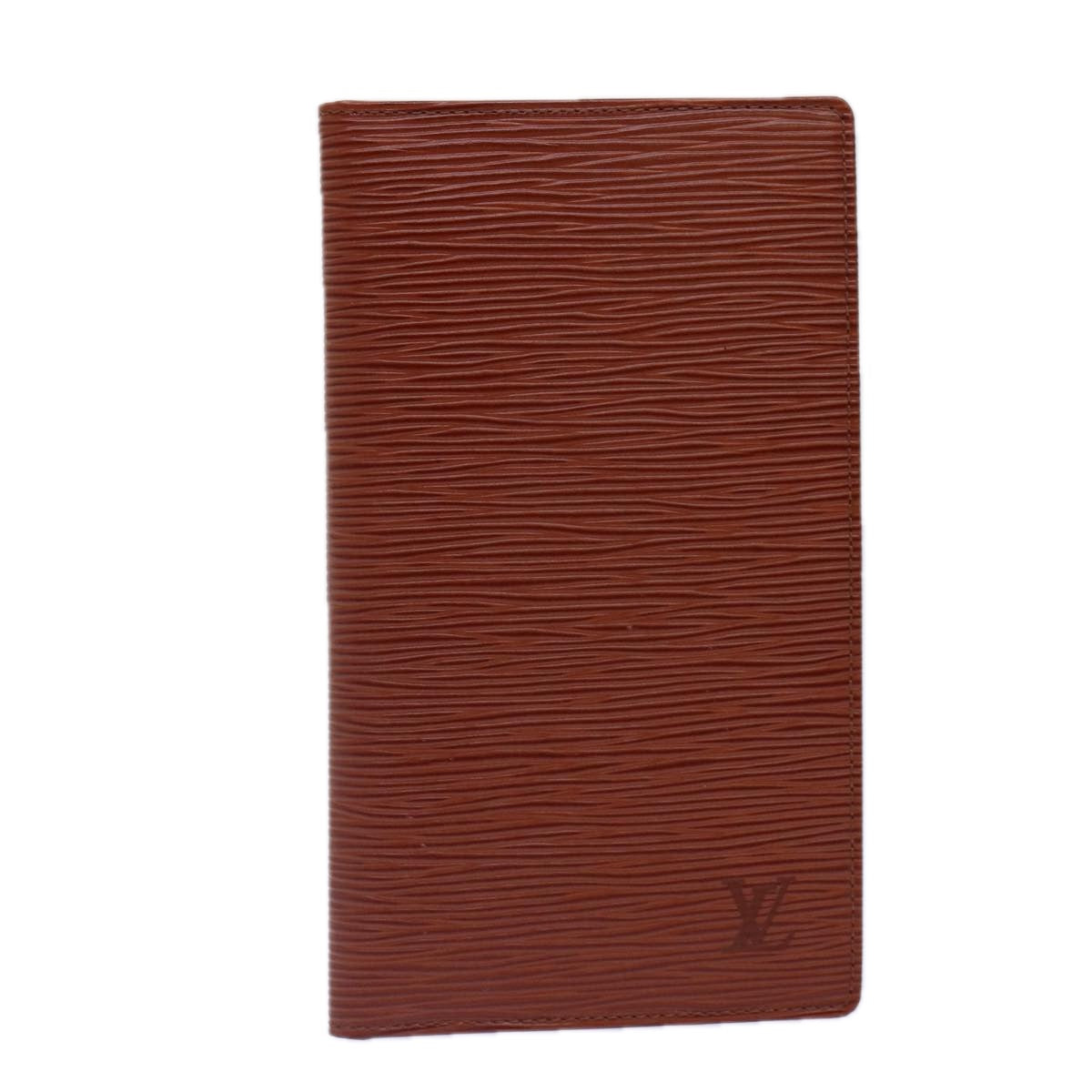 LOUIS VUITTON Epi Portefeuille Emily Long Wallet Brown LV 89014
