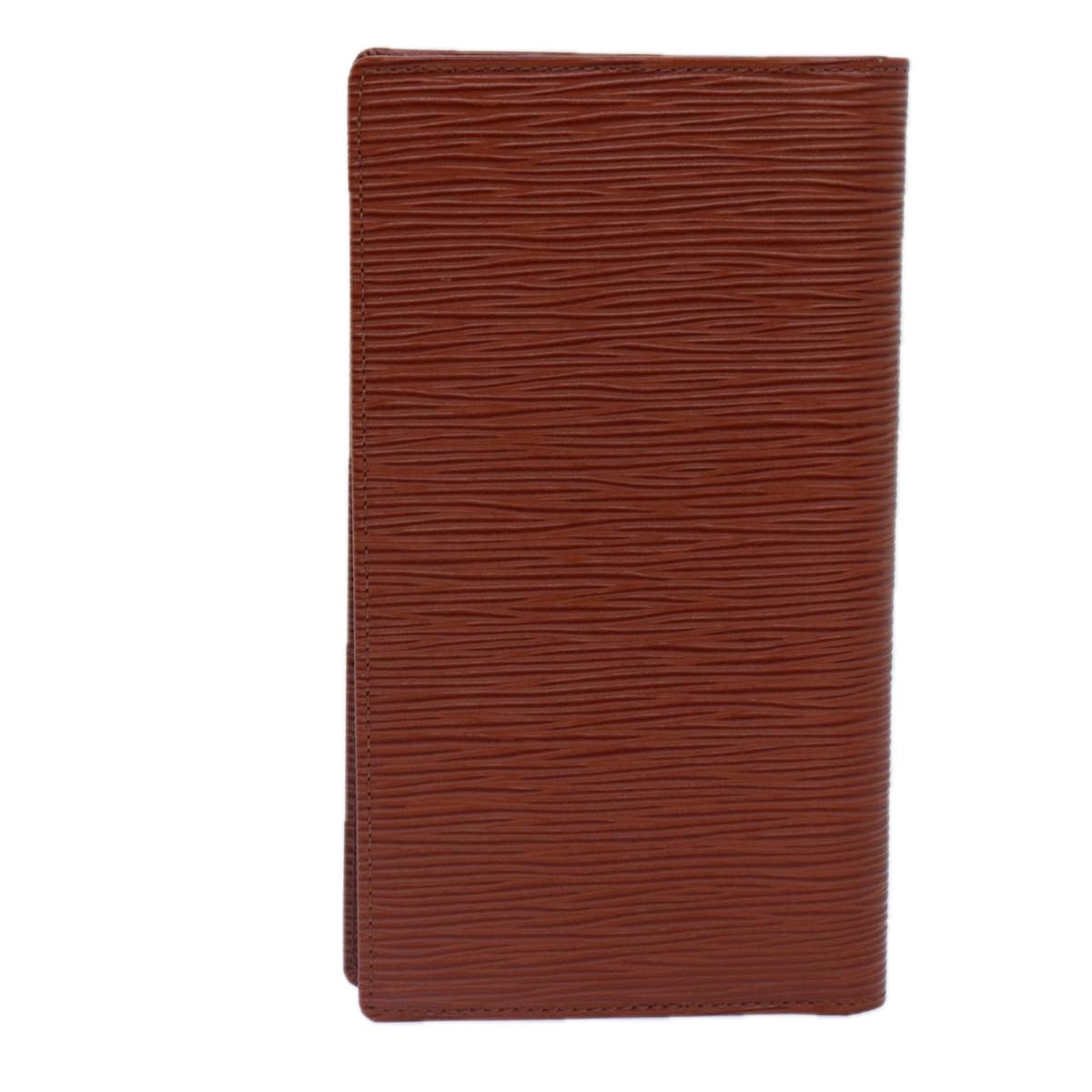 LOUIS VUITTON Epi Portefeuille Emily Long Wallet Brown LV 89014