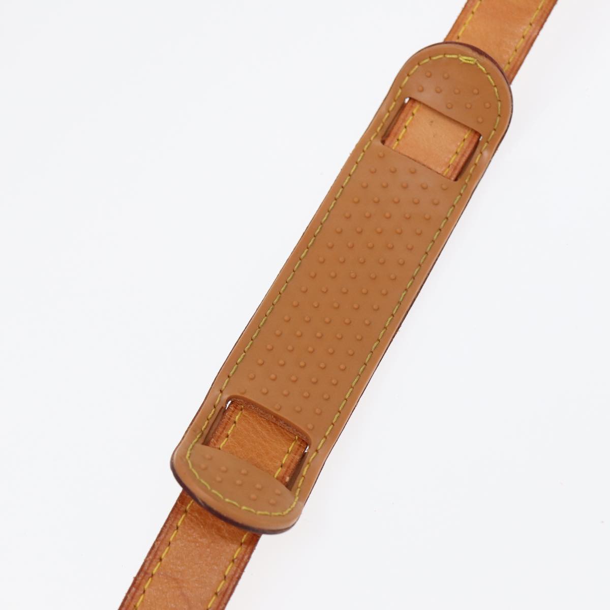 LOUIS VUITTON Adjustable Shoulder Strap Leather 37""-43.7"" Beige LV 89016