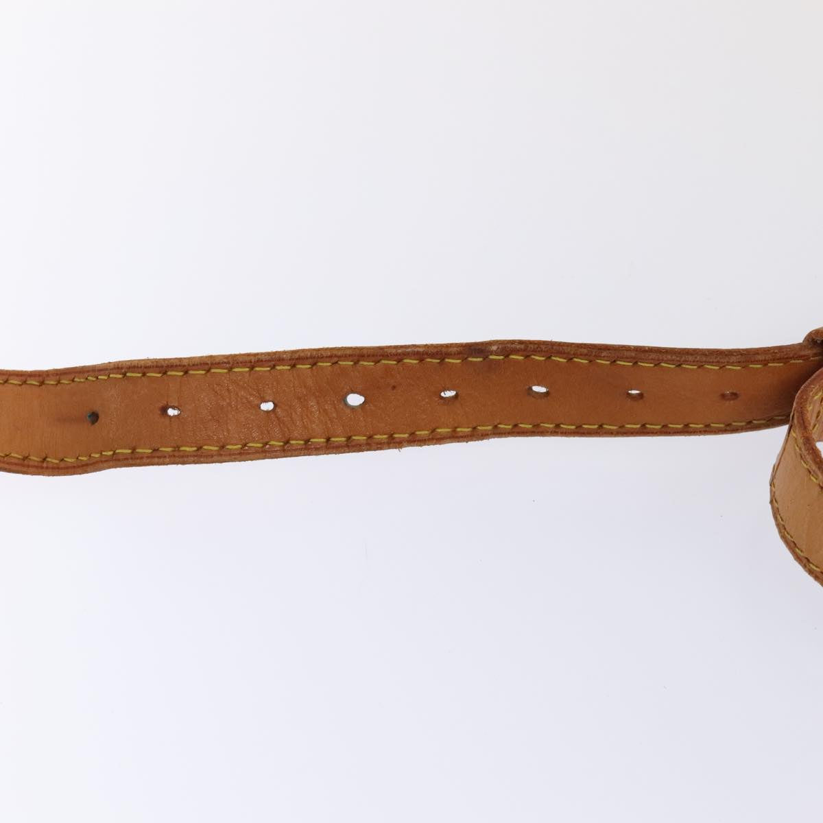 LOUIS VUITTON Adjustable Shoulder Strap Leather 37.8""-45.3"" Beige 89017