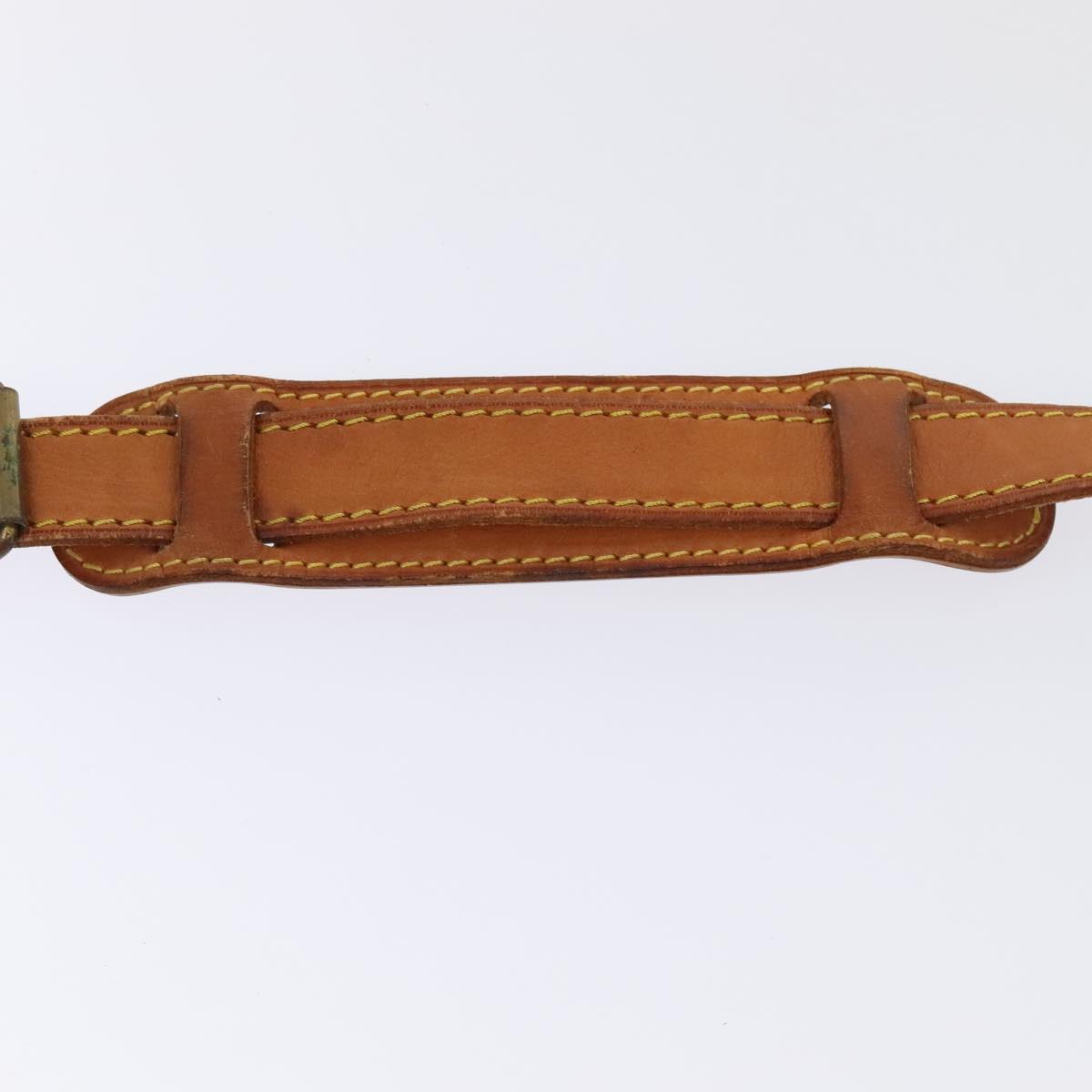 LOUIS VUITTON Adjustable Shoulder Strap Leather 37.8""-45.3"" Beige 89017