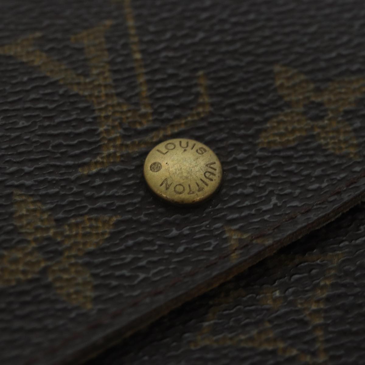LOUIS VUITTON Monogram Portefeuille Elise Trifold Wallet M61654 LV 89018