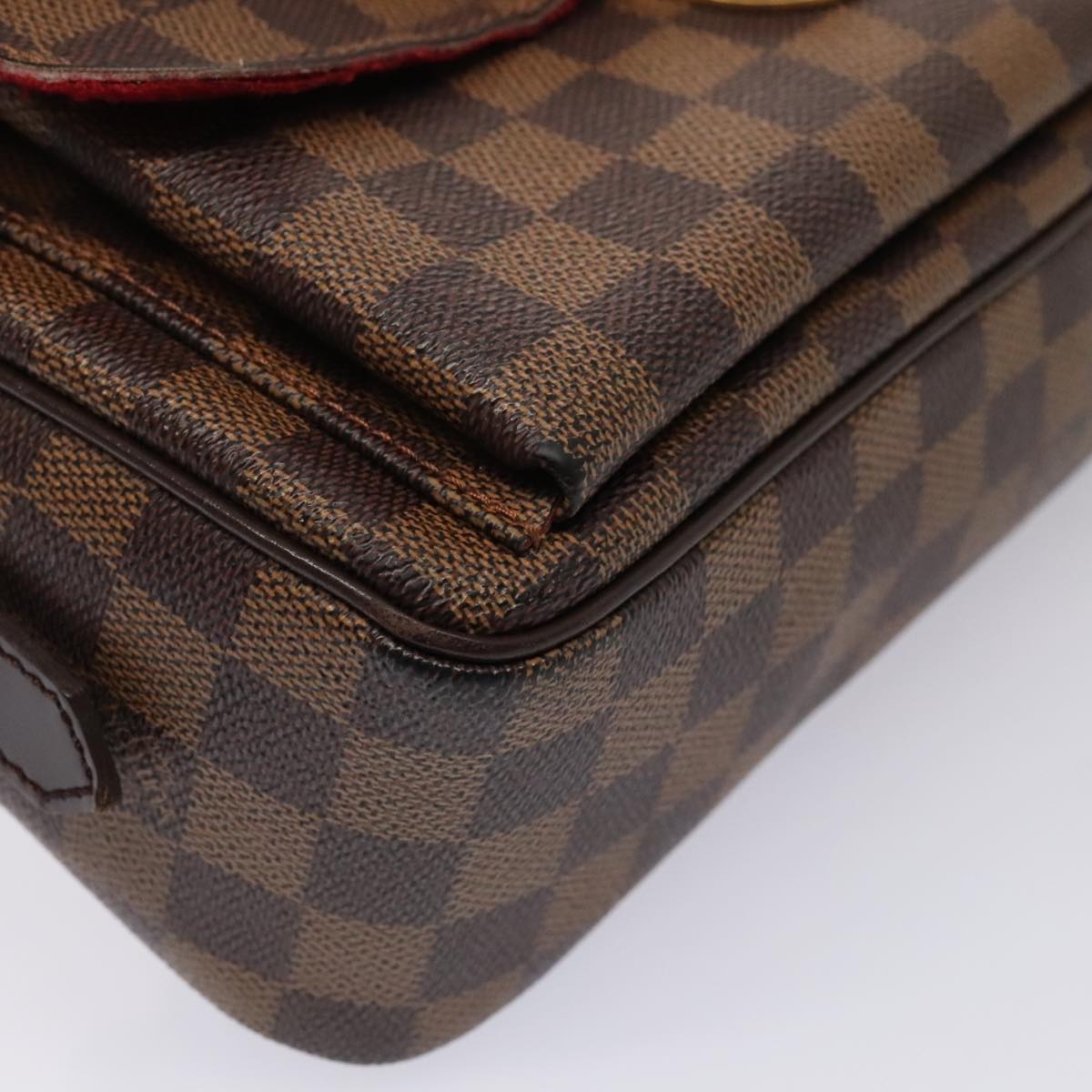 LOUIS VUITTON Damier Ebene Ravello GM Shoulder Bag N60006 LV 89020