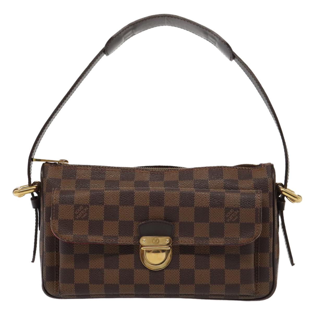 LOUIS VUITTON Damier Ebene Ravello GM Shoulder Bag N60006 LV 89020