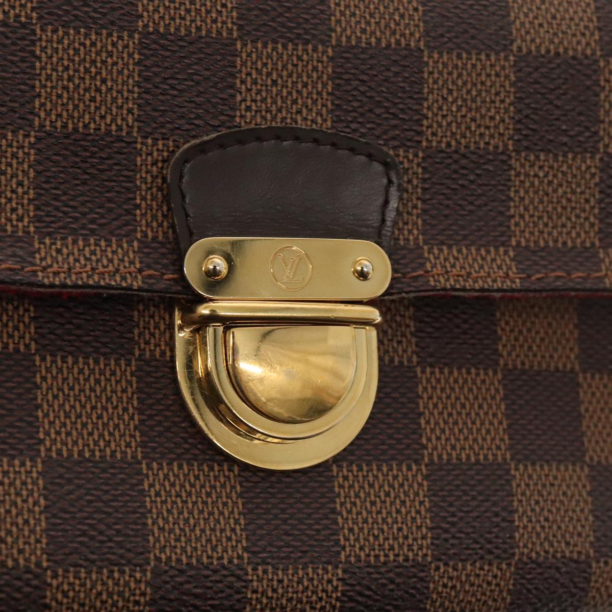 LOUIS VUITTON Damier Ebene Ravello GM Shoulder Bag N60006 LV 89020
