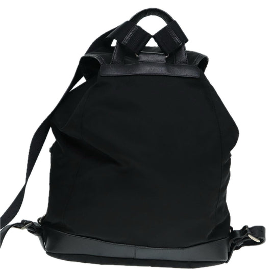 Luxury Prada Backpack Nylon Black Silver  89040