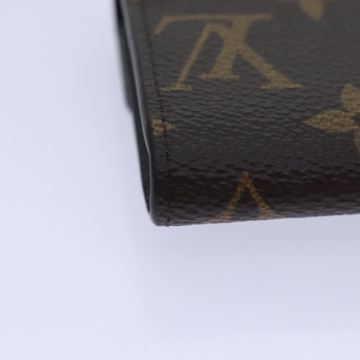 LOUIS VUITTON Monogram Reverse Porte Monnaie Rosary Purse M82333 LV 89054A