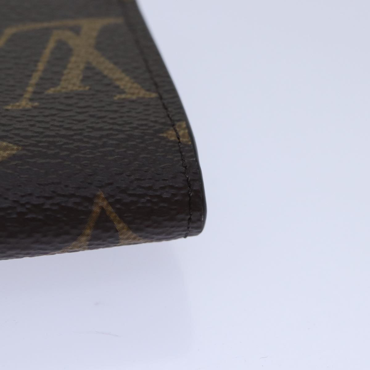 LOUIS VUITTON Monogram Reverse Porte Monnaie Rosary Purse M82333 LV 89054A