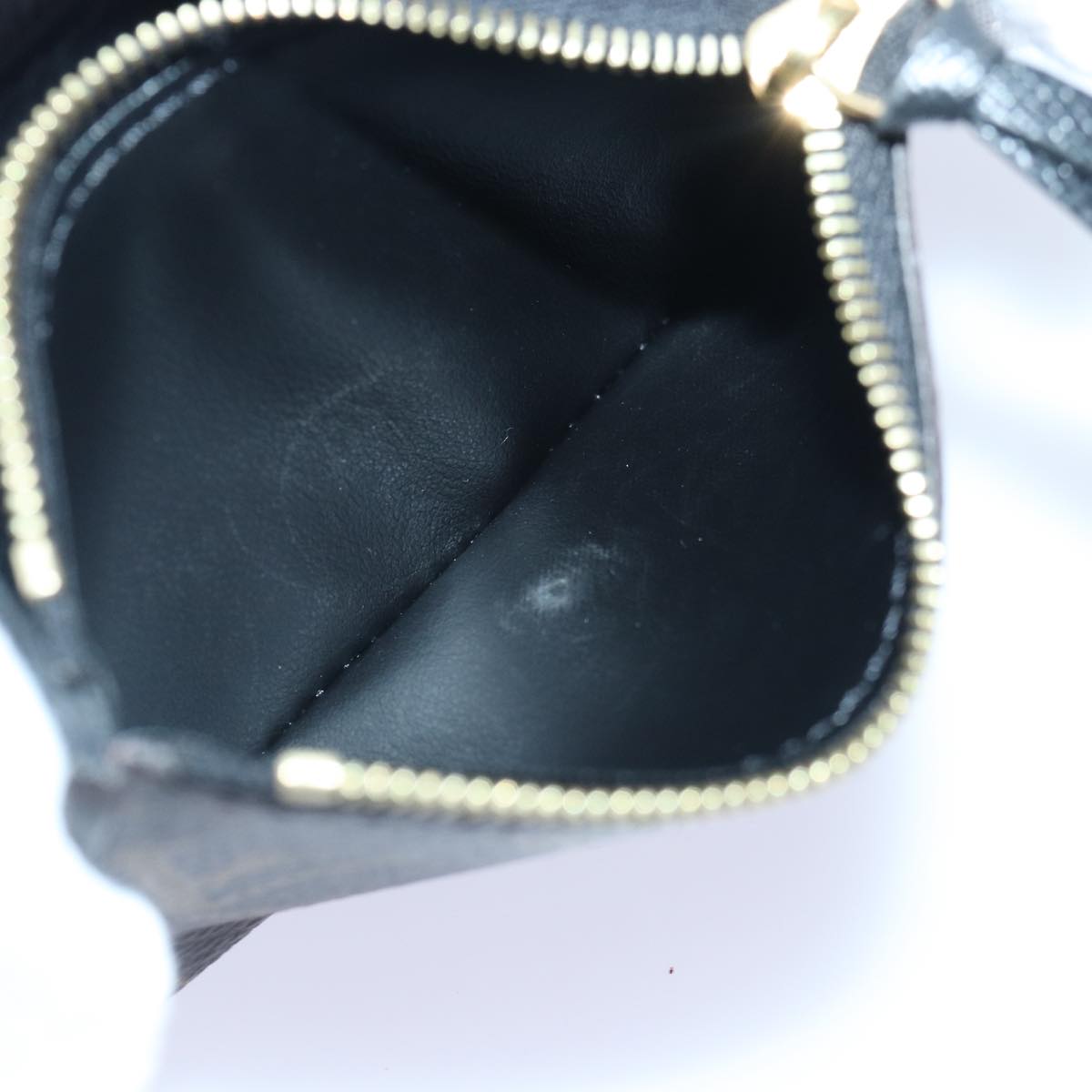 LOUIS VUITTON Monogram Reverse Porte Monnaie Rosary Purse M82333 LV 89054A