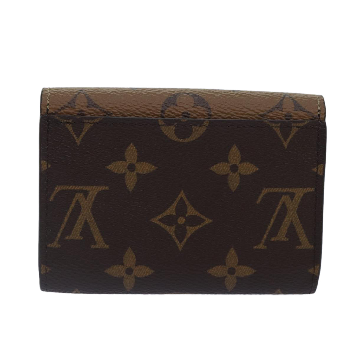 LOUIS VUITTON Monogram Reverse Porte Monnaie Rosary Purse M82333 LV 89054A