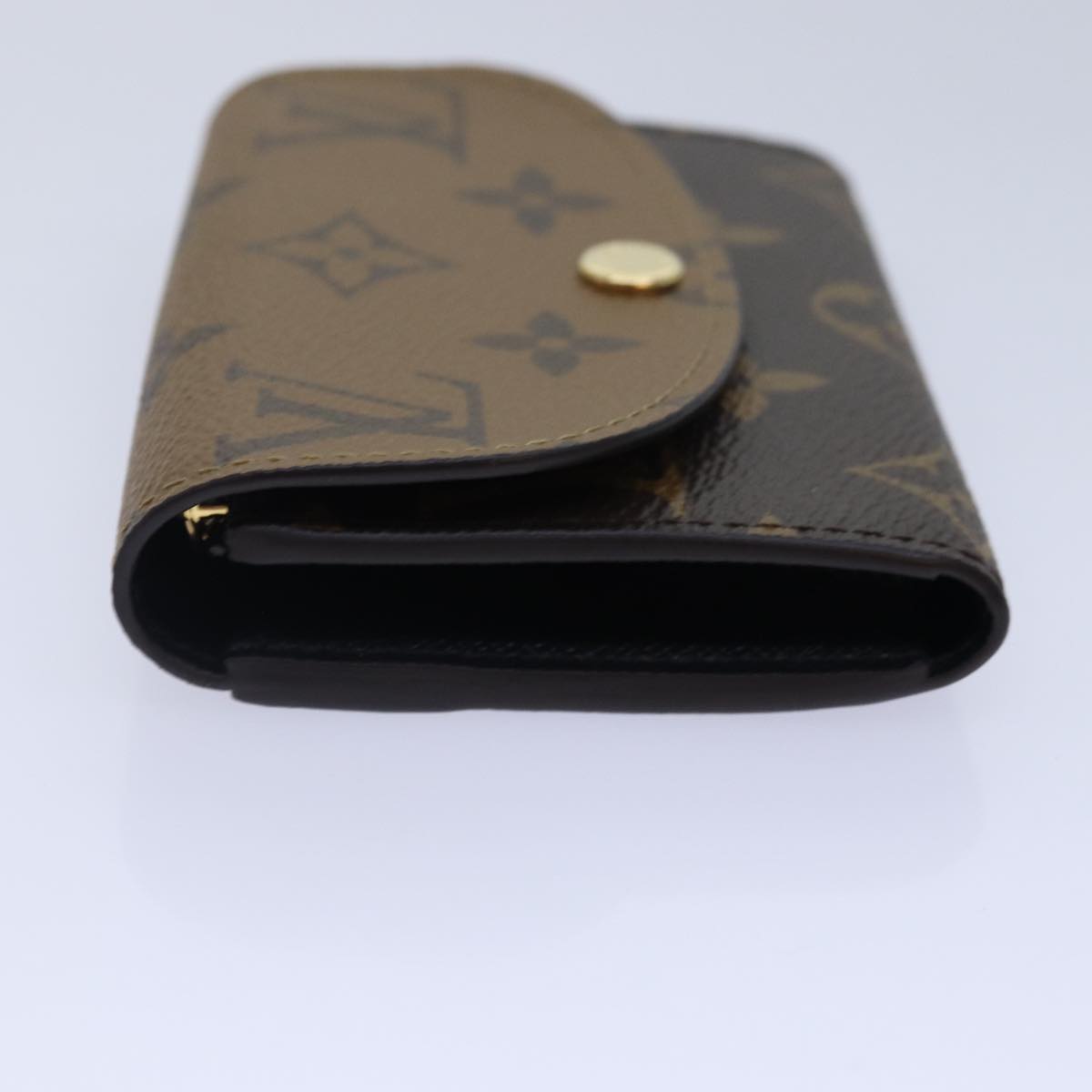 LOUIS VUITTON Monogram Reverse Porte Monnaie Rosary Purse M82333 LV 89054A