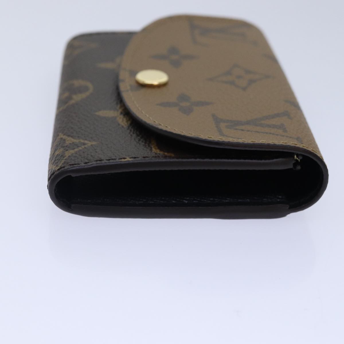 LOUIS VUITTON Monogram Reverse Porte Monnaie Rosary Purse M82333 LV 89054A