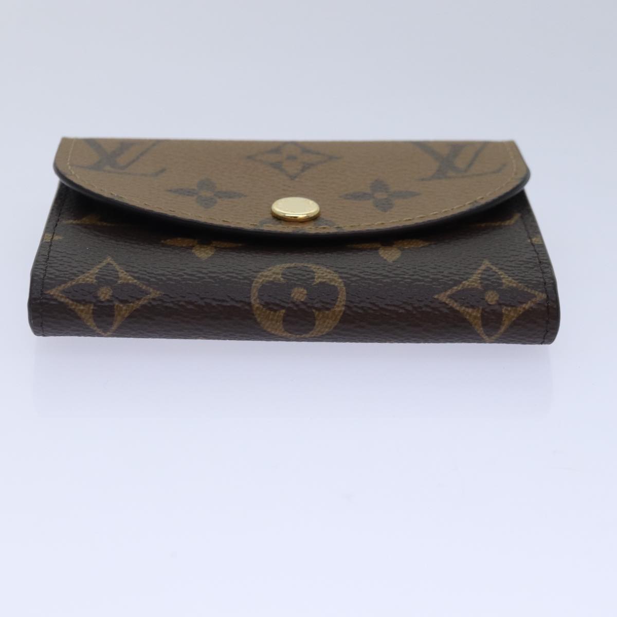 LOUIS VUITTON Monogram Reverse Porte Monnaie Rosary Purse M82333 LV 89054A