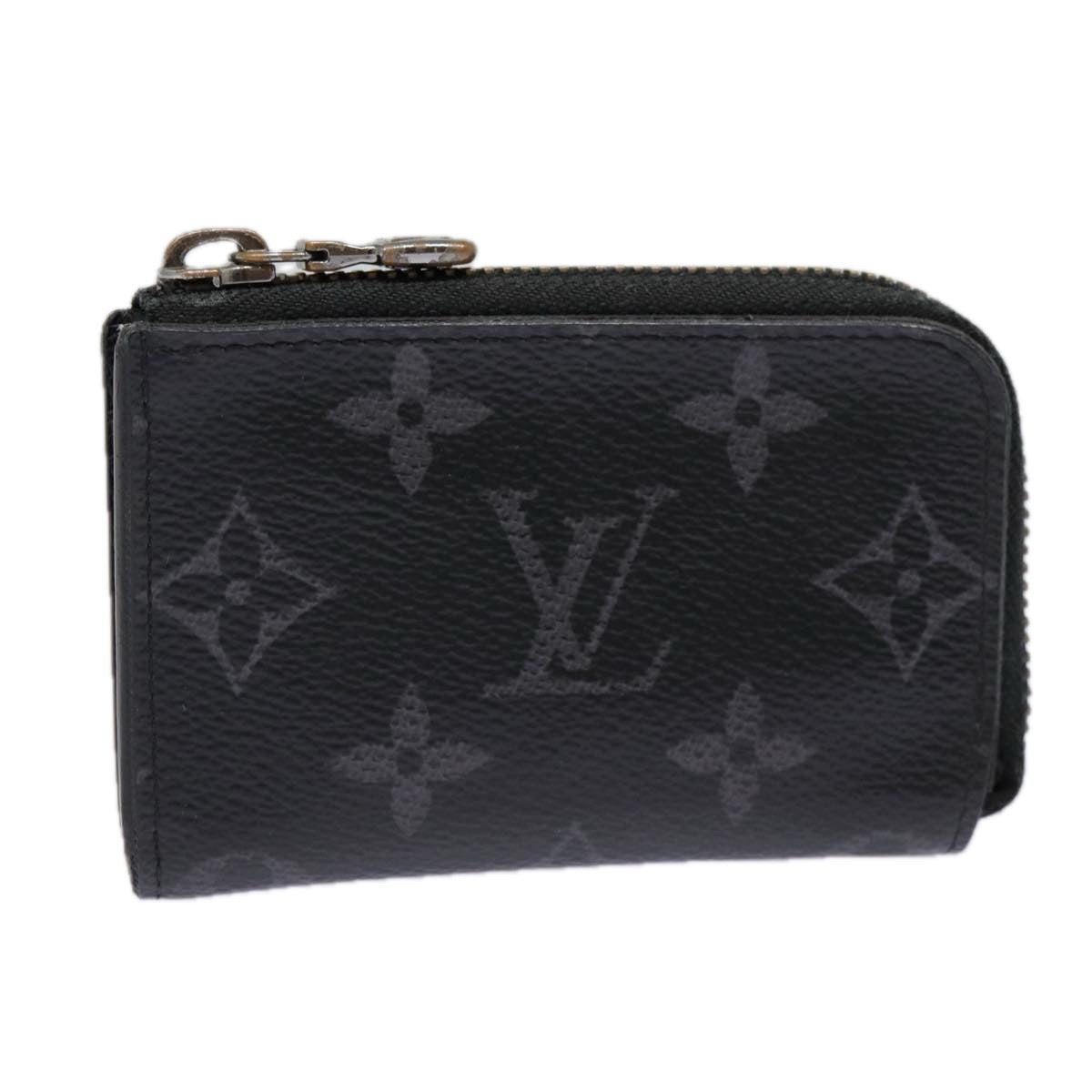 LOUIS VUITTON Monogram Eclipse Porte monnaie Jour Coin Purse M63536 89055