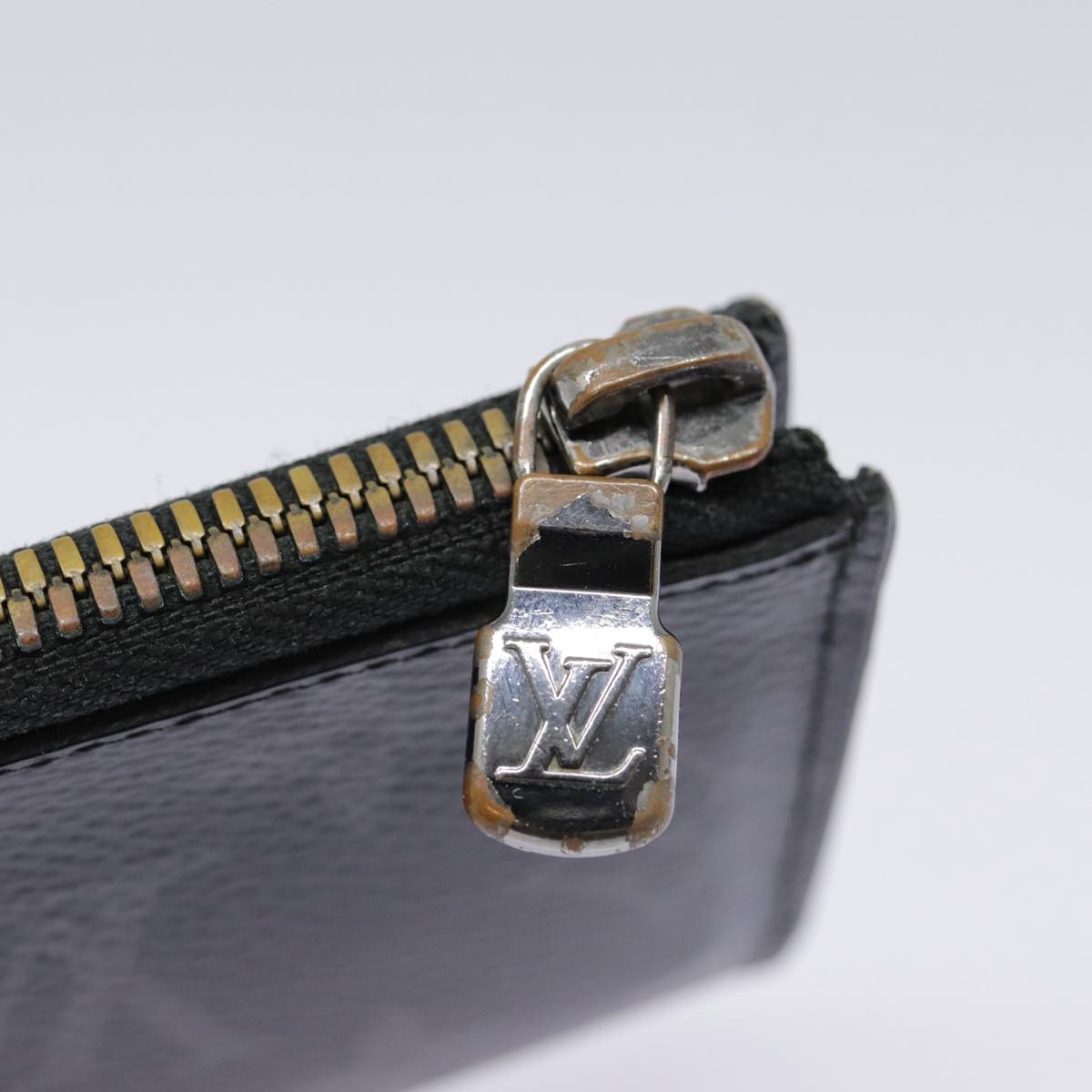 LOUIS VUITTON Monogram Eclipse Porte monnaie Jour Coin Purse M63536 89055