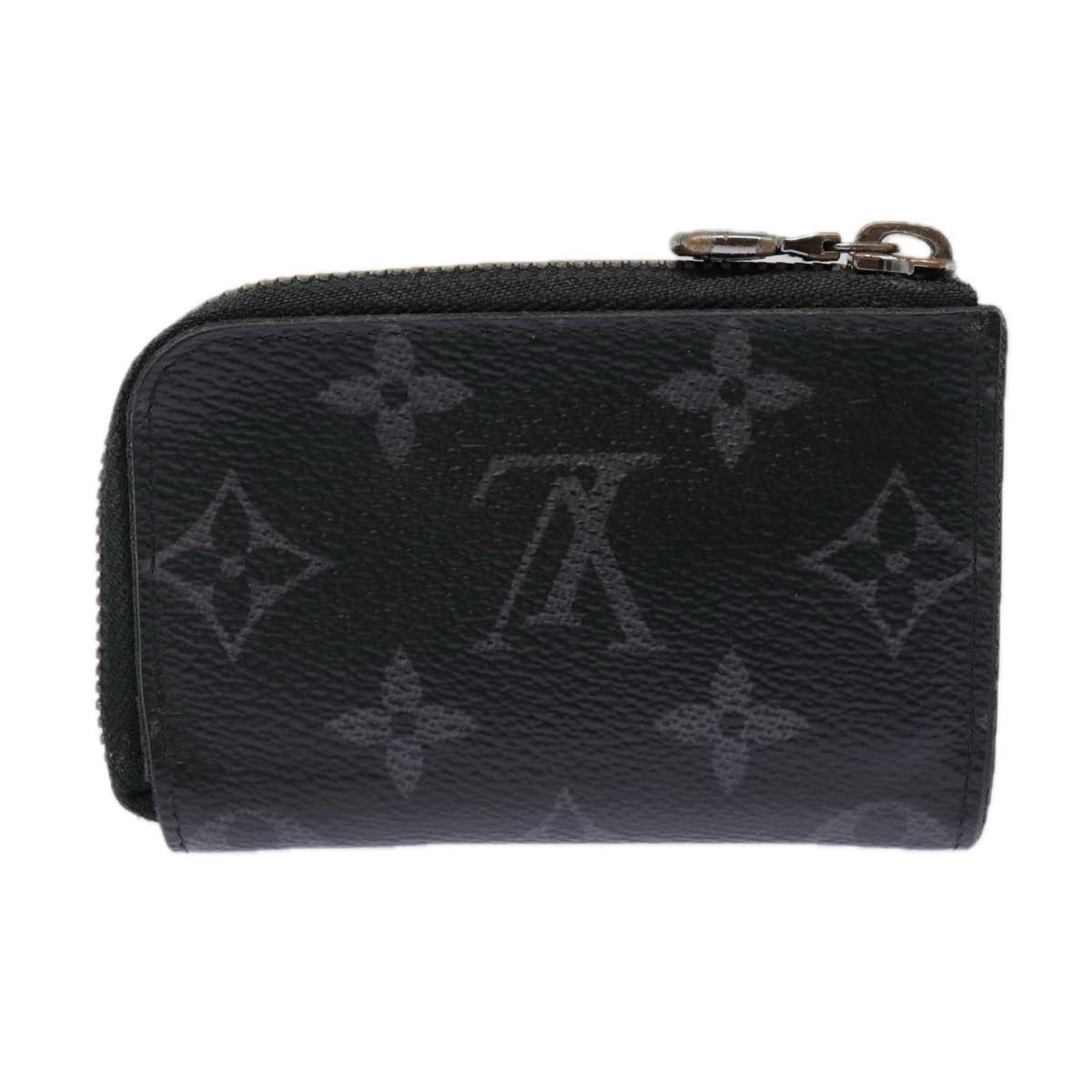 LOUIS VUITTON Monogram Eclipse Porte monnaie Jour Coin Purse M63536 89055