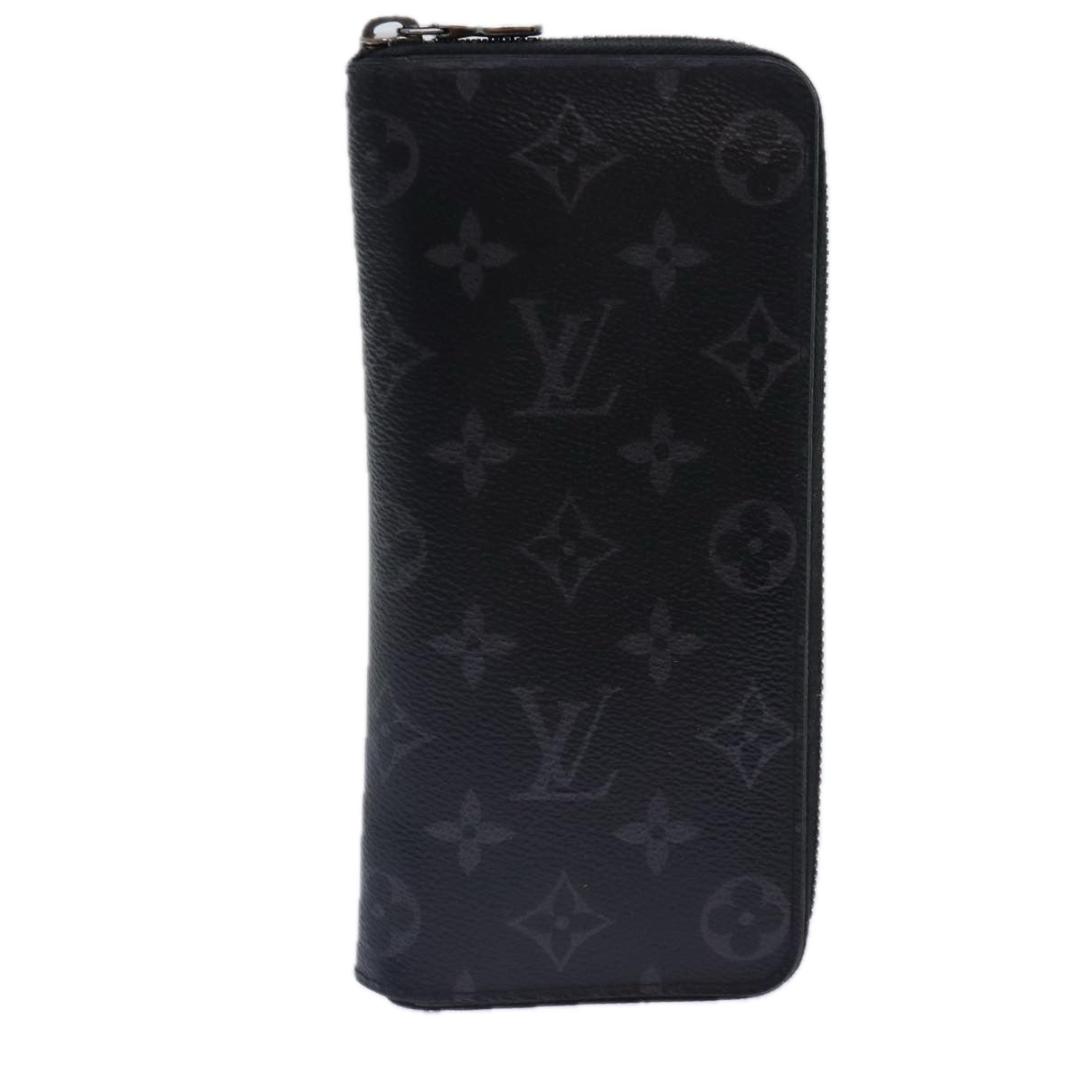 LOUIS VUITTON Monogram Eclipse Zippy Wallet Vertical Wallet M62295 89056