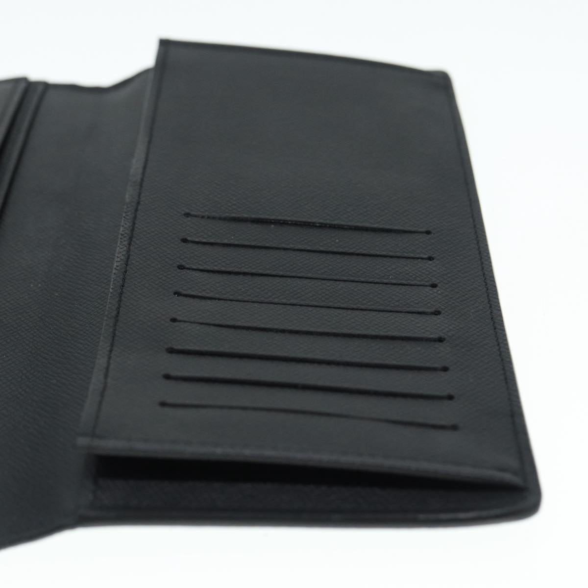 LOUIS VUITTON Taiga Brazza Portefeuille Long Wallet Ardoise M32572 89058