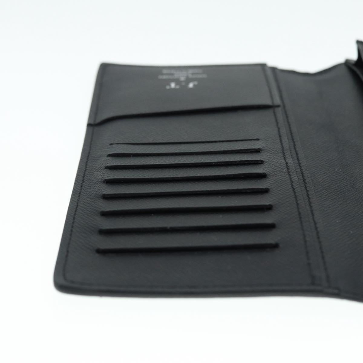 LOUIS VUITTON Taiga Brazza Portefeuille Long Wallet Ardoise M32572 89058