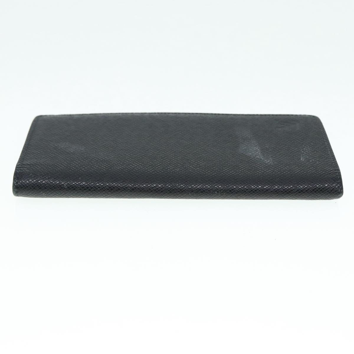 LOUIS VUITTON Taiga Brazza Portefeuille Long Wallet Ardoise M32572 89058