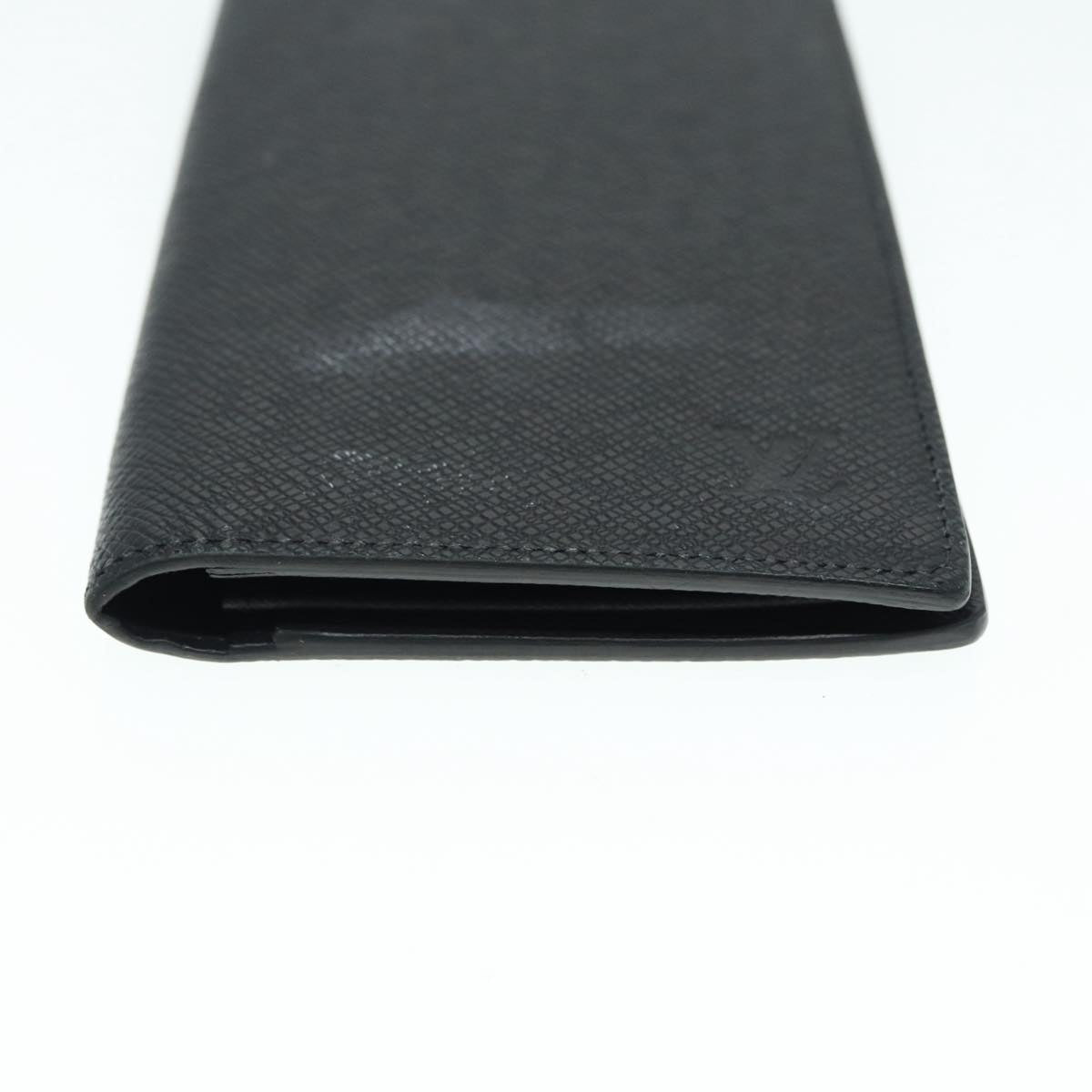 LOUIS VUITTON Taiga Brazza Portefeuille Long Wallet Ardoise M32572 89058