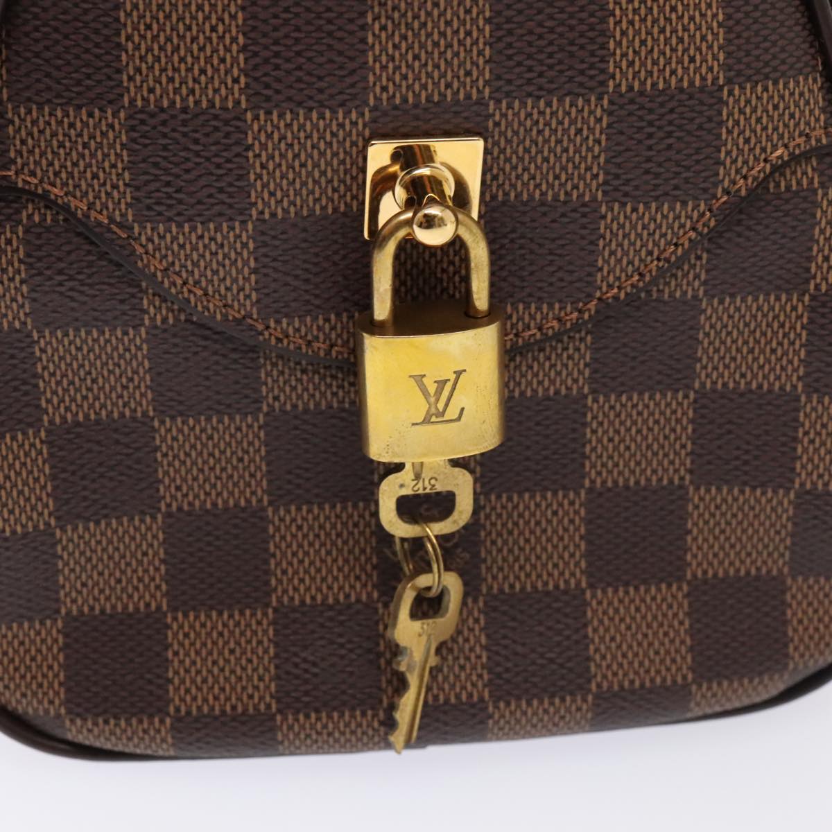 LOUIS VUITTON Damier Ebene Duomo Hand Bag N60008 LV 89065A