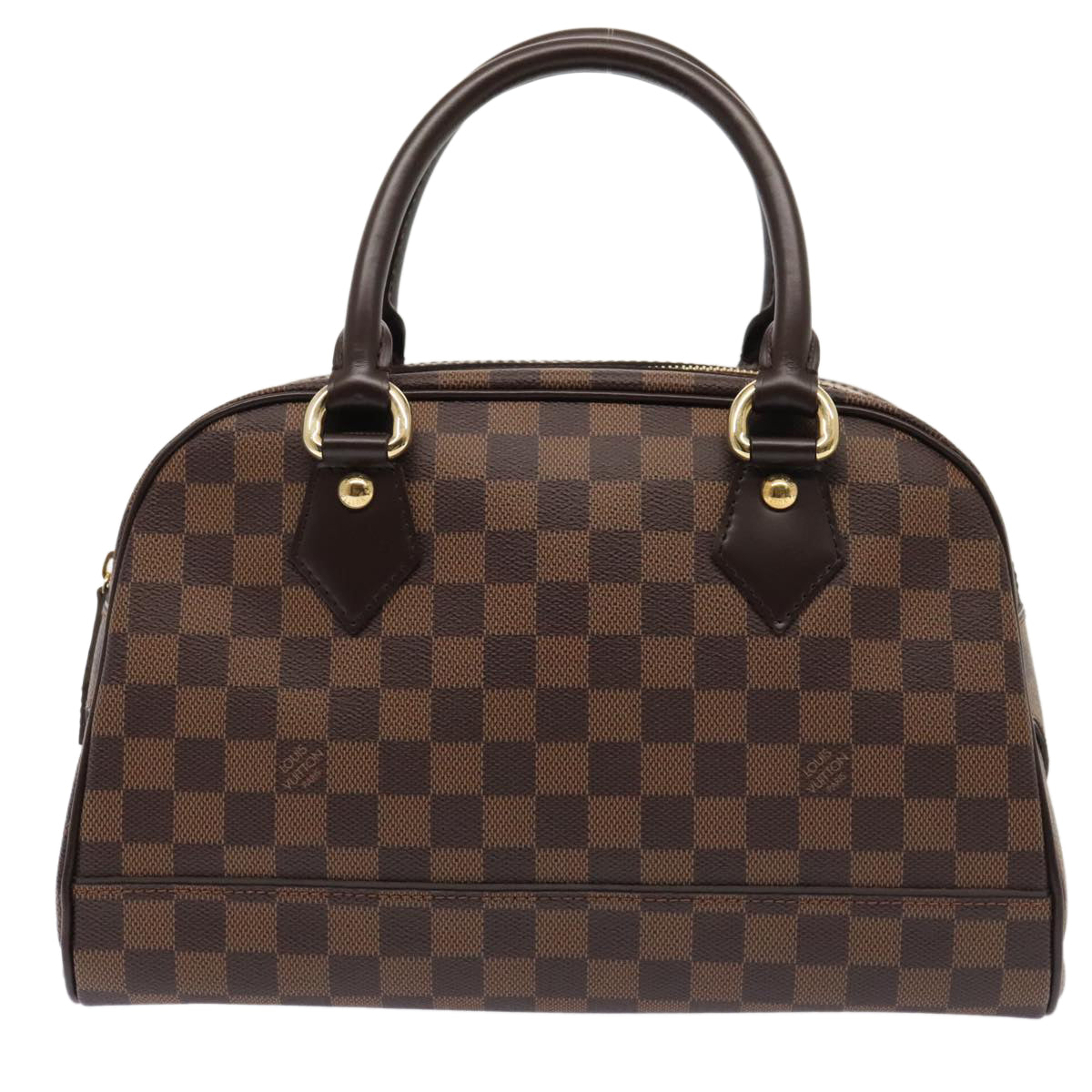 LOUIS VUITTON Damier Ebene Duomo Hand Bag N60008 LV 89065A