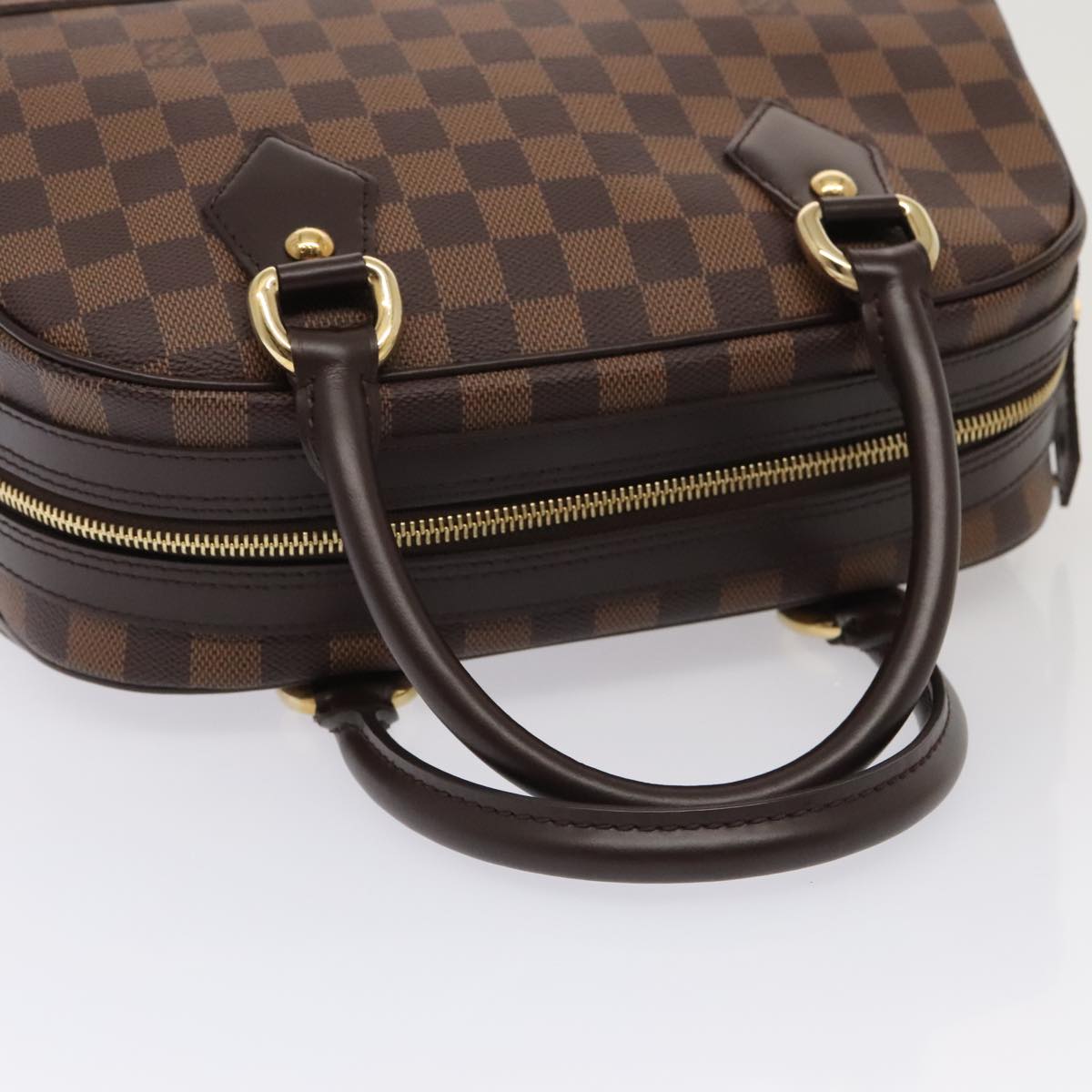 LOUIS VUITTON Damier Ebene Duomo Hand Bag N60008 LV 89065A