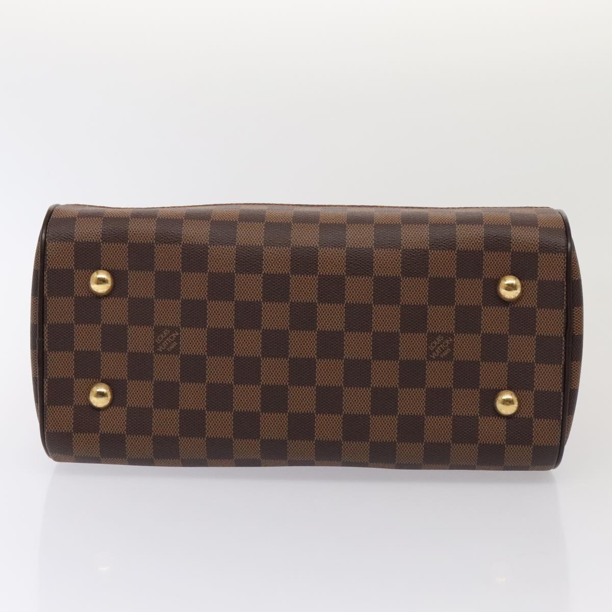 LOUIS VUITTON Damier Ebene Duomo Hand Bag N60008 LV 89065A