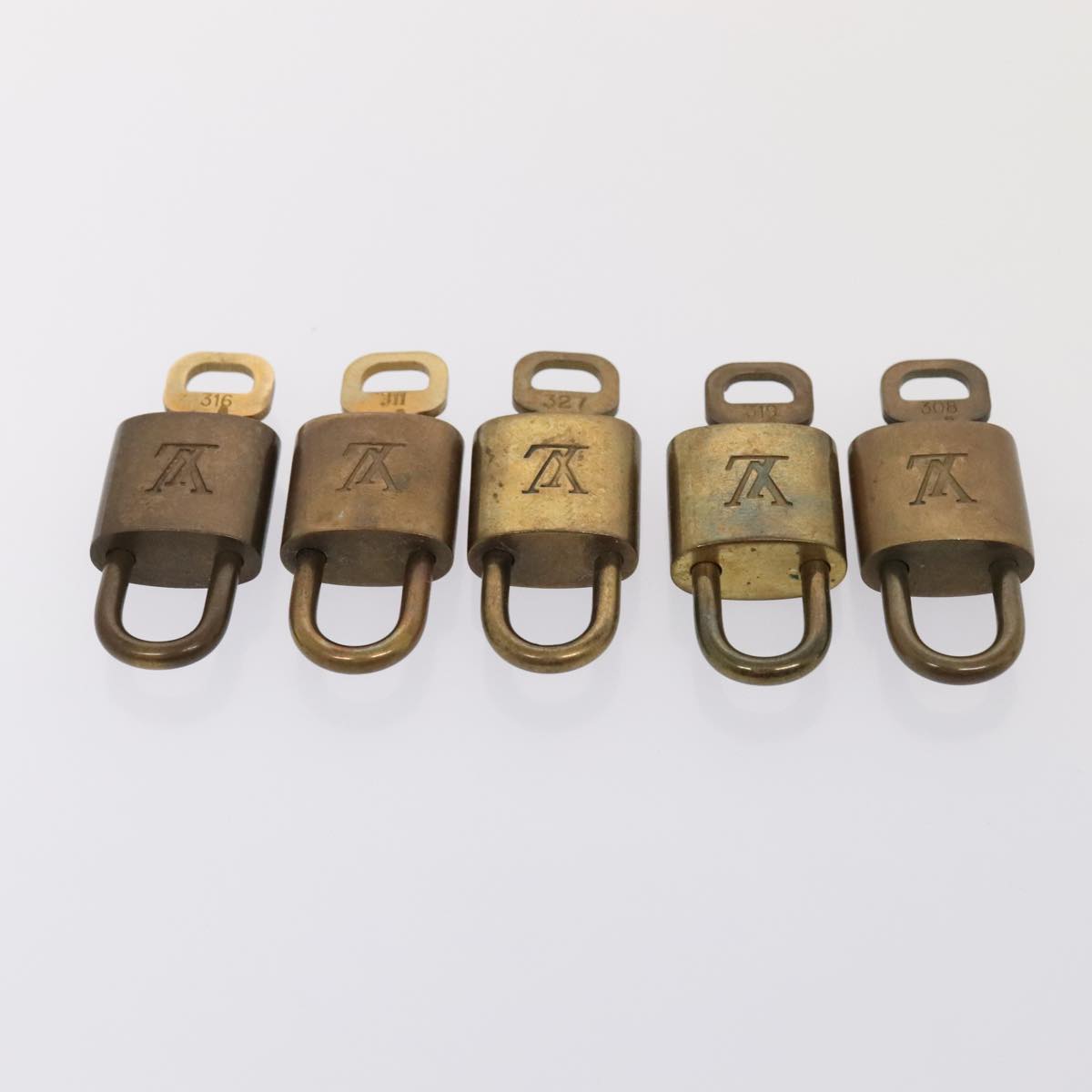 LOUIS VUITTON Padlock 10set metal Gold Tone LV 89069