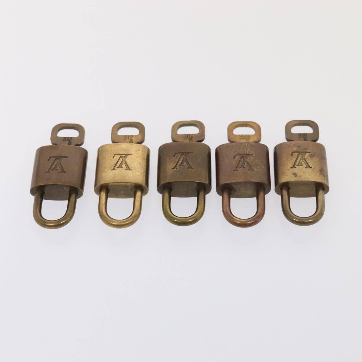 LOUIS VUITTON Padlock 10set metal Gold Tone LV 89071