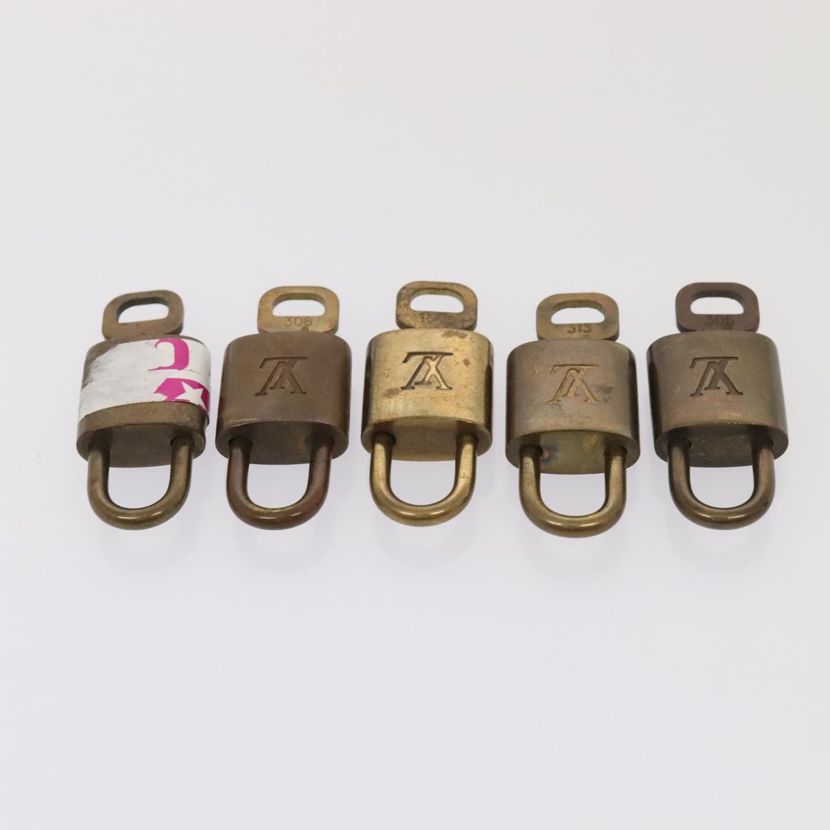 LOUIS VUITTON Padlock 10set metal Gold Tone LV 89072
