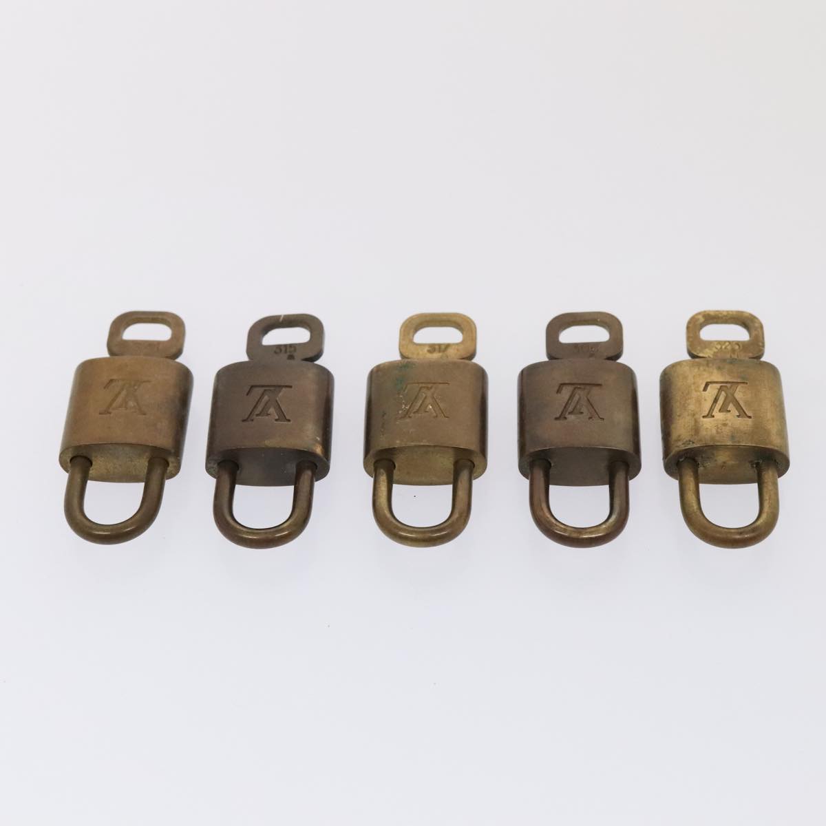 LOUIS VUITTON Padlock 10set metal Gold Tone LV 89073