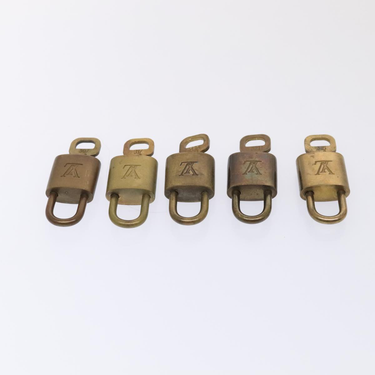 LOUIS VUITTON Padlock 10set metal Gold Tone LV 89073