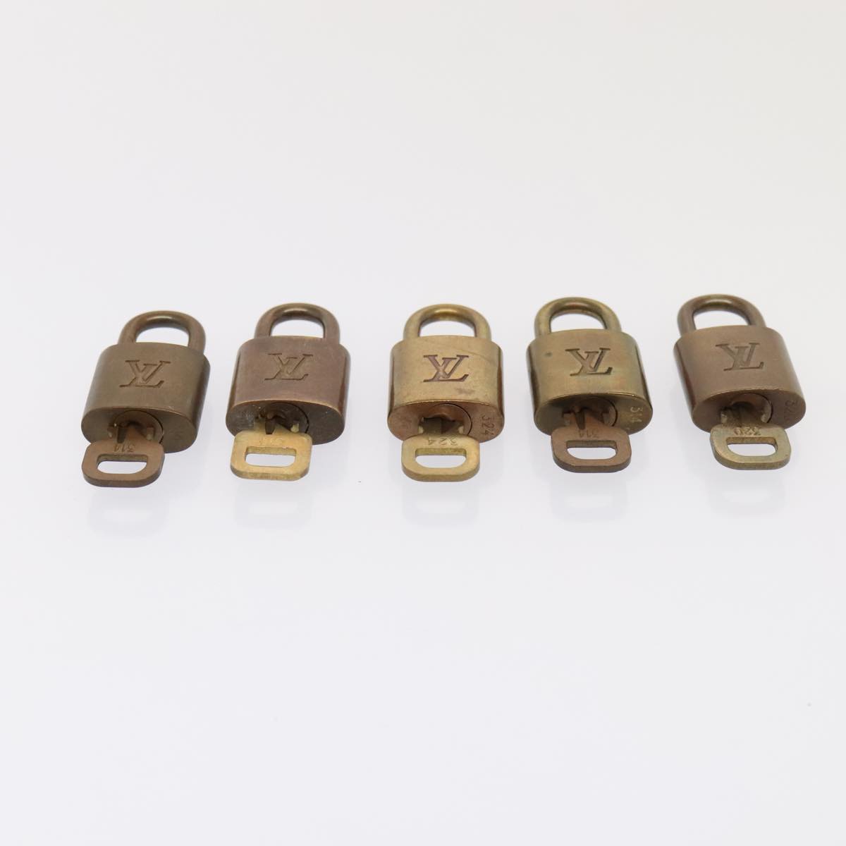 LOUIS VUITTON Padlock 10set metal Gold Tone LV 89074