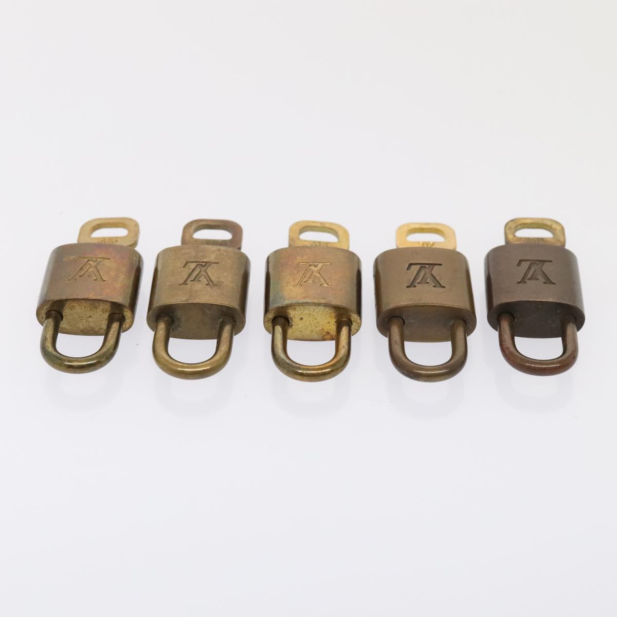 LOUIS VUITTON Padlock 10set metal Gold Tone LV 89074