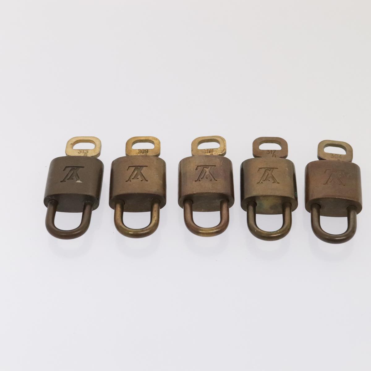 LOUIS VUITTON Padlock 10set metal Gold Tone LV 89075