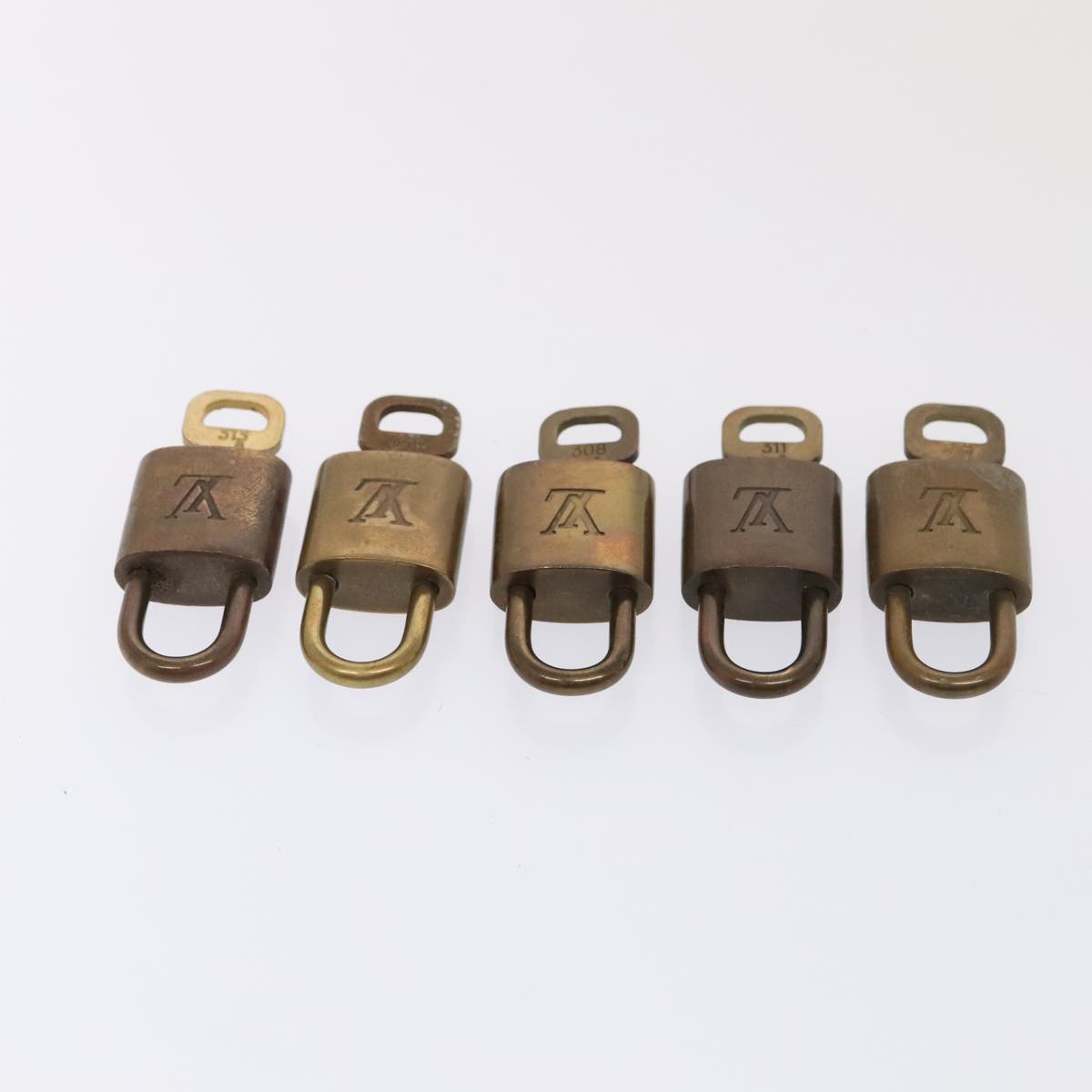 LOUIS VUITTON Padlock 10set metal Gold Tone LV 89075