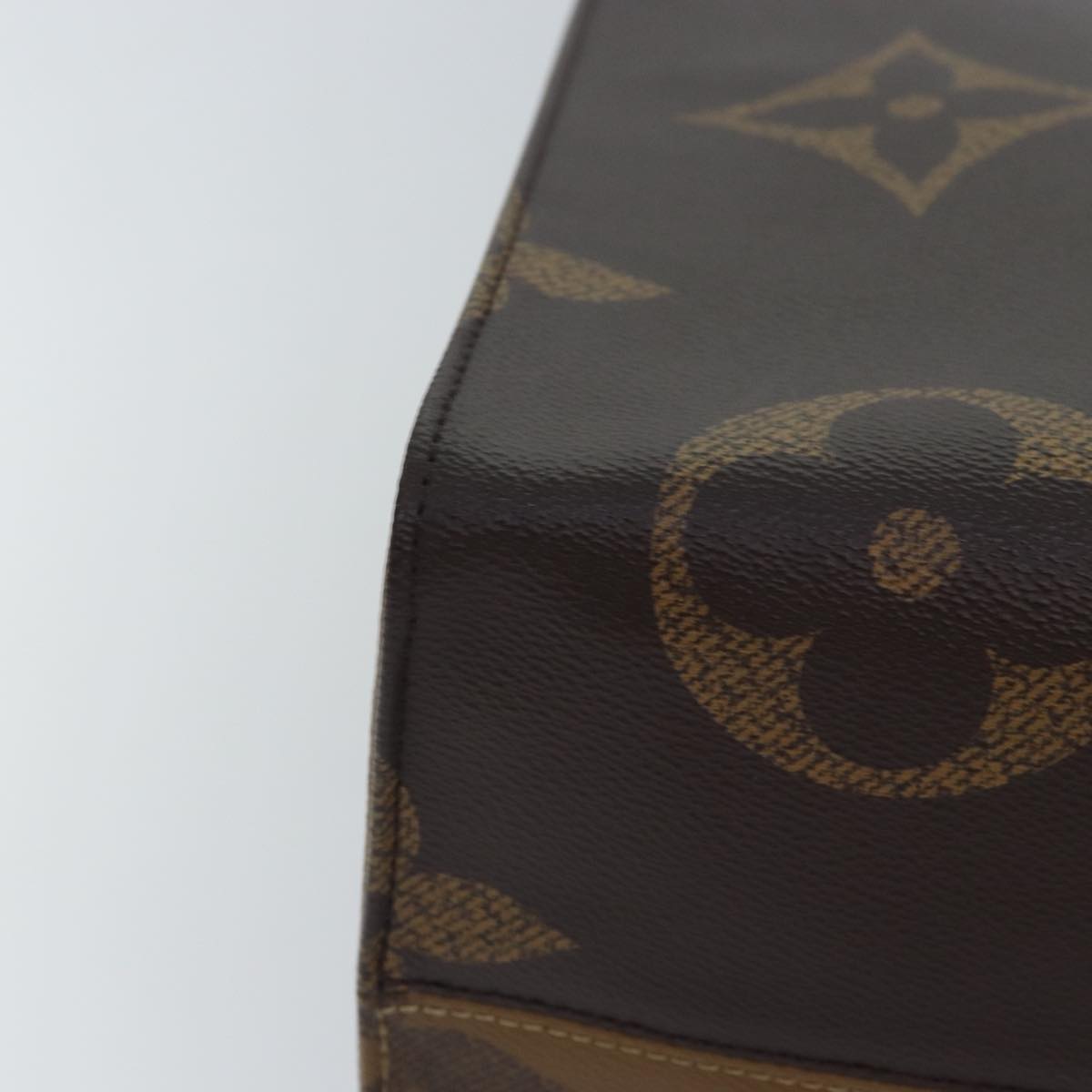 LOUIS VUITTON Monogram Reverse On-the-go GM Tote Bag M44576 LV 89080A