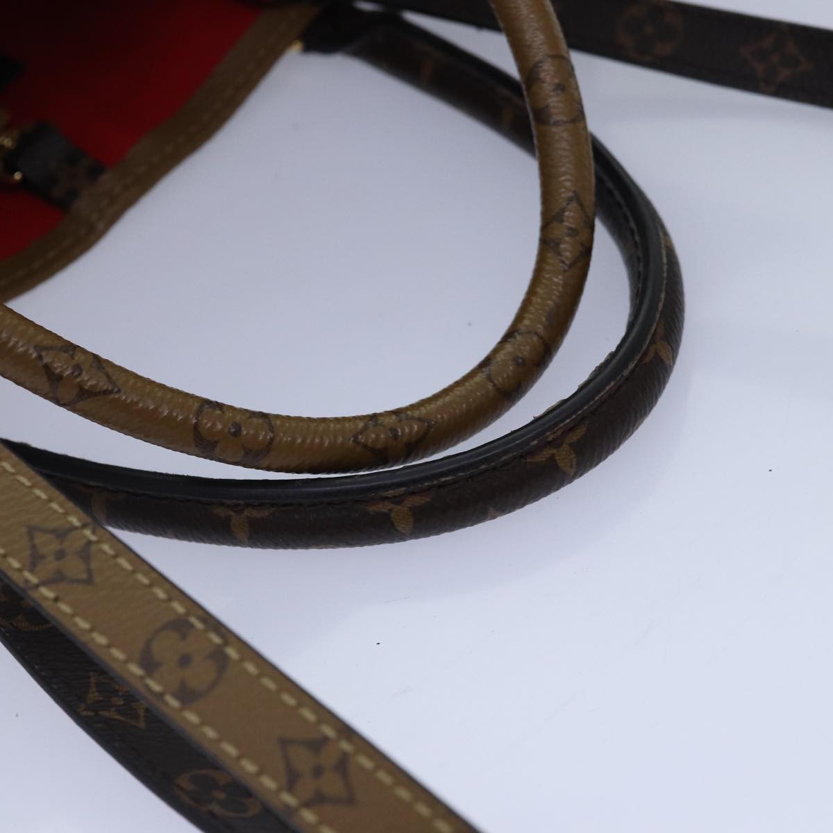 LOUIS VUITTON Monogram Reverse On-the-go GM Tote Bag M44576 LV 89080A
