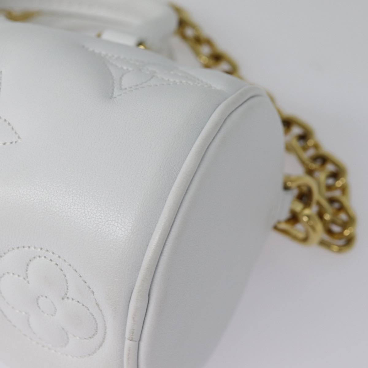 LOUIS VUITTON Bubble Glam Papillon BB Hand Bag Snow M59827 LV 89083SA