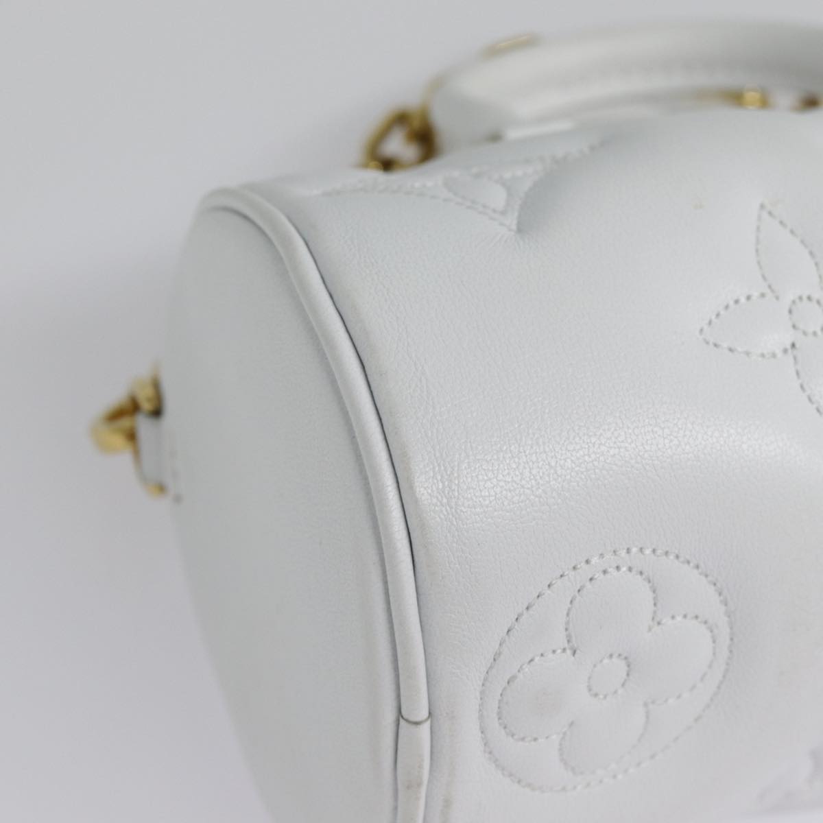LOUIS VUITTON Bubble Glam Papillon BB Hand Bag Snow M59827 LV 89083SA