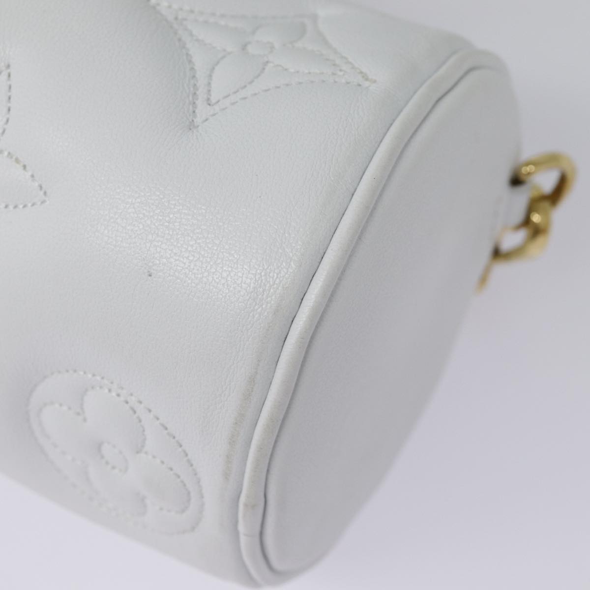 LOUIS VUITTON Bubble Glam Papillon BB Hand Bag Snow M59827 LV 89083SA