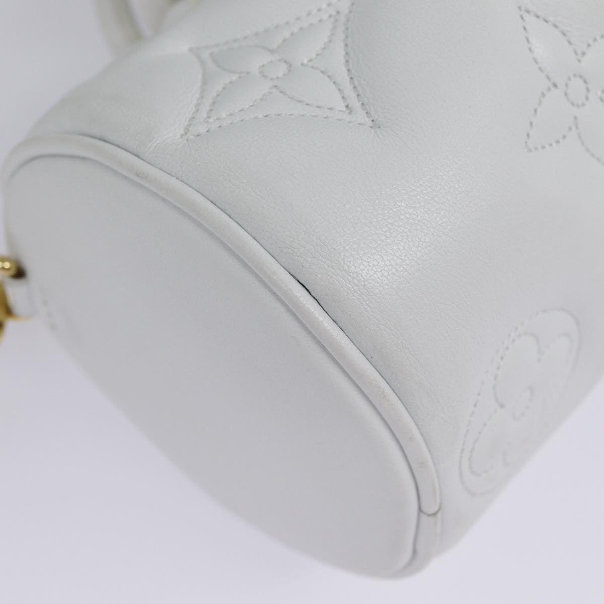 LOUIS VUITTON Bubble Glam Papillon BB Hand Bag Snow M59827 LV 89083SA