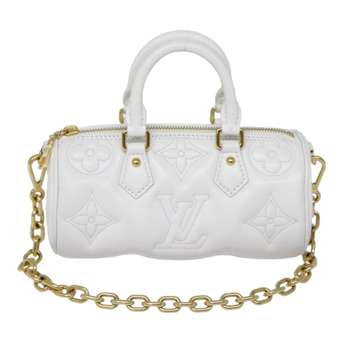 LOUIS VUITTON Bubble Glam Papillon BB Hand Bag Snow M59827 LV 89083SA