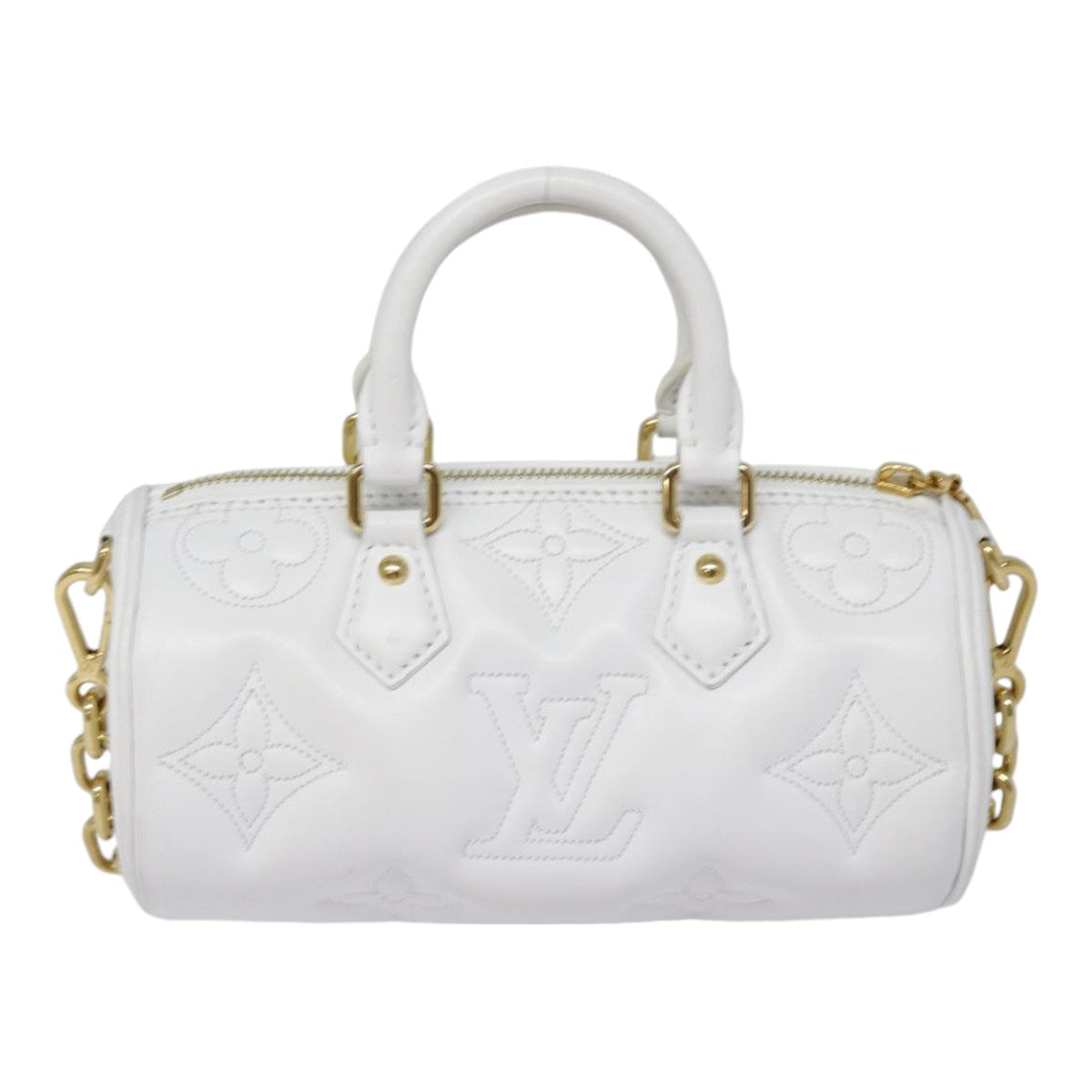 LOUIS VUITTON Bubble Glam Papillon BB Hand Bag Snow M59827 LV 89083SA
