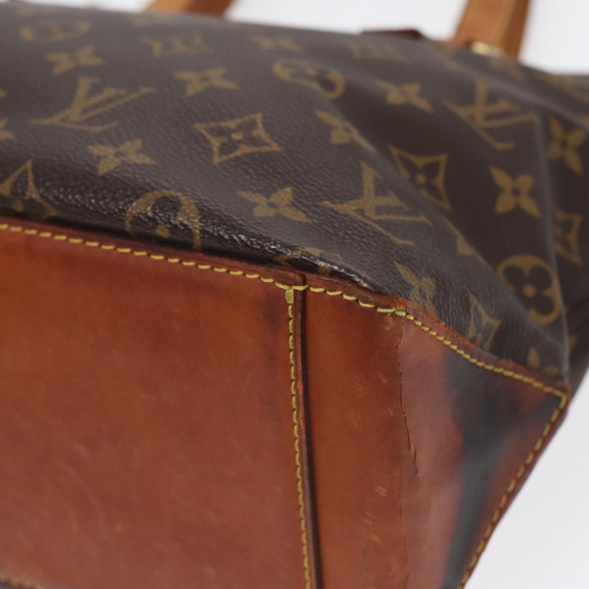 LOUIS VUITTON Monogram Cabas Piano Tote Bag M51148 LV 89090